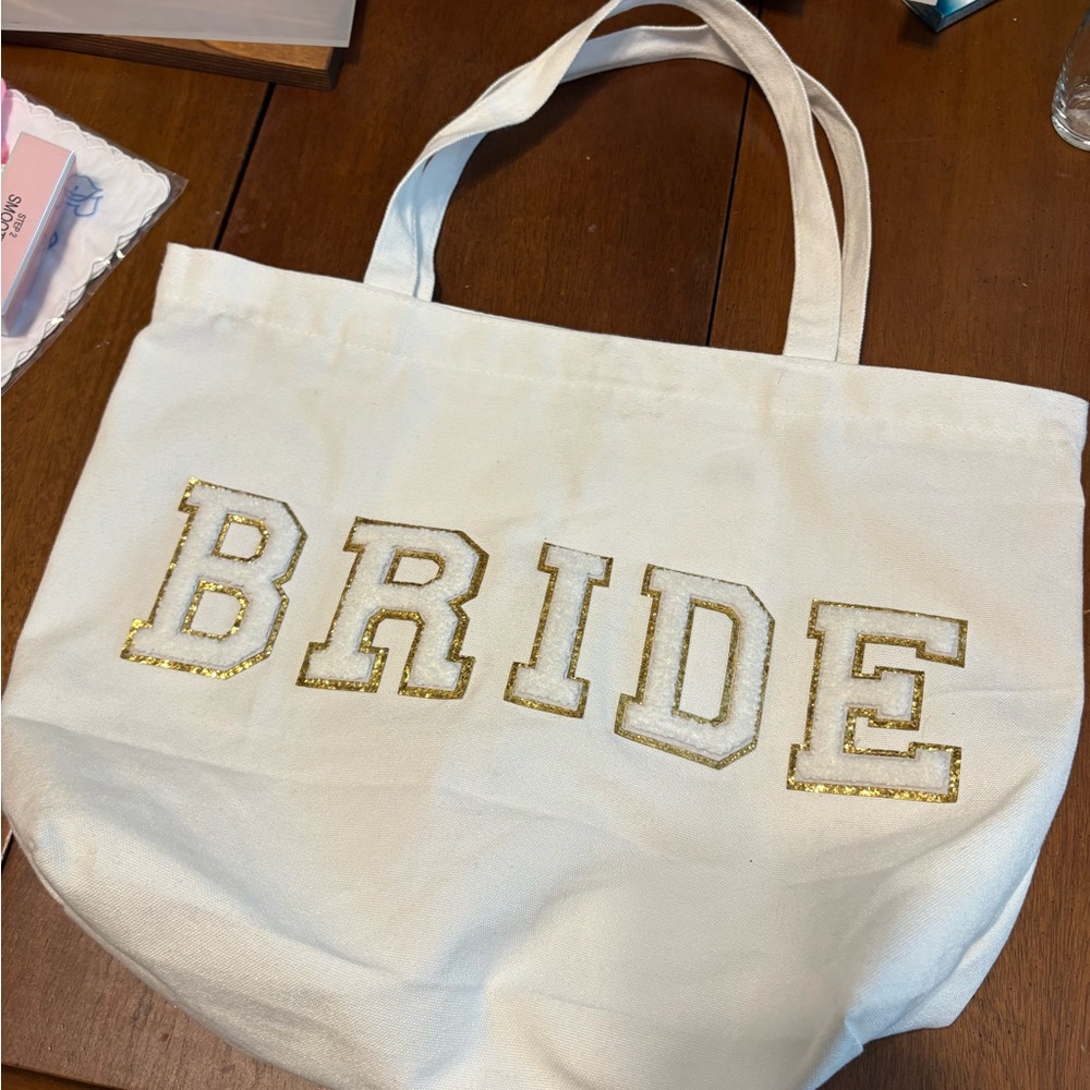 Bride tote bag